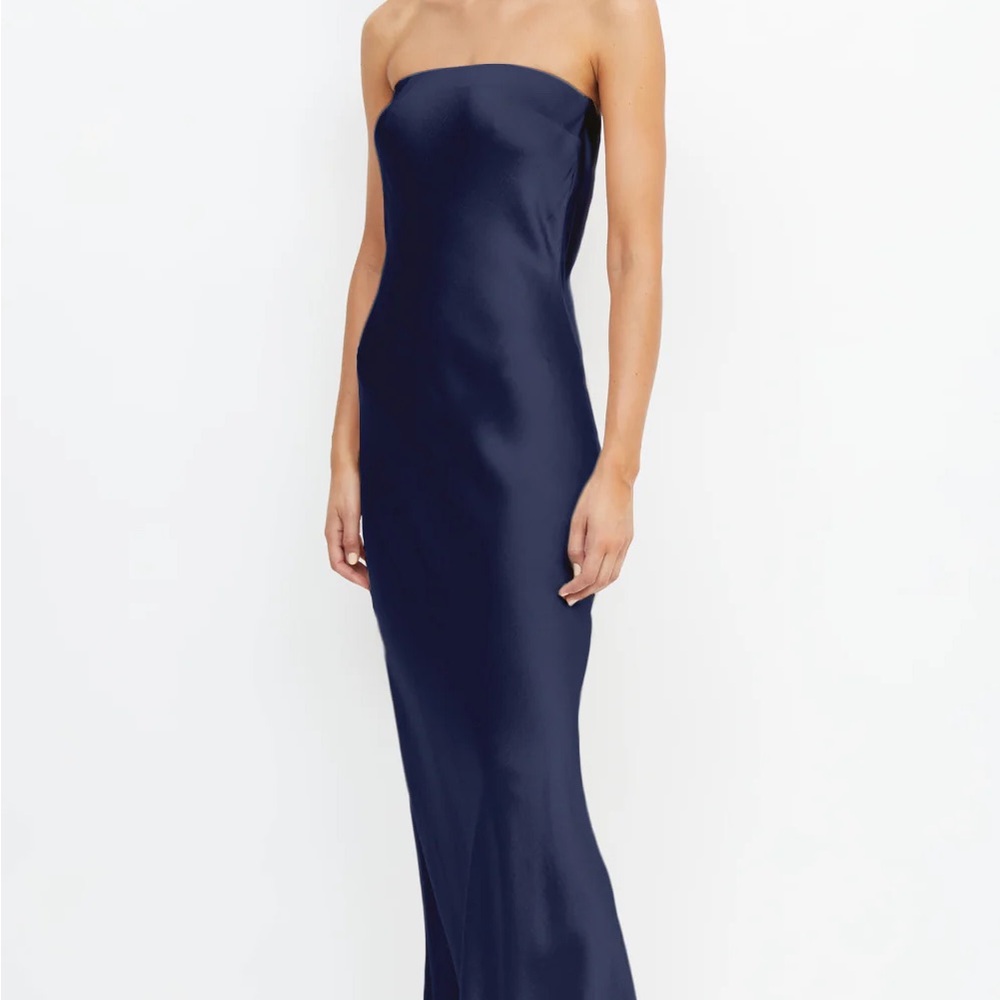Bec & Bridge Moon Dance Strapless Dress - Ink